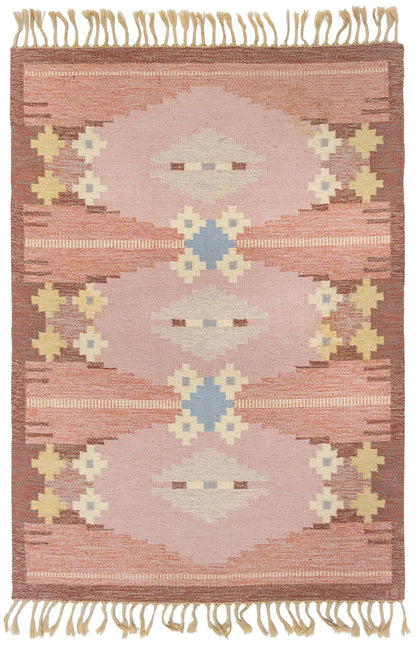 Vintage Ingegerd Silow Handwoven Contemporary Rug
