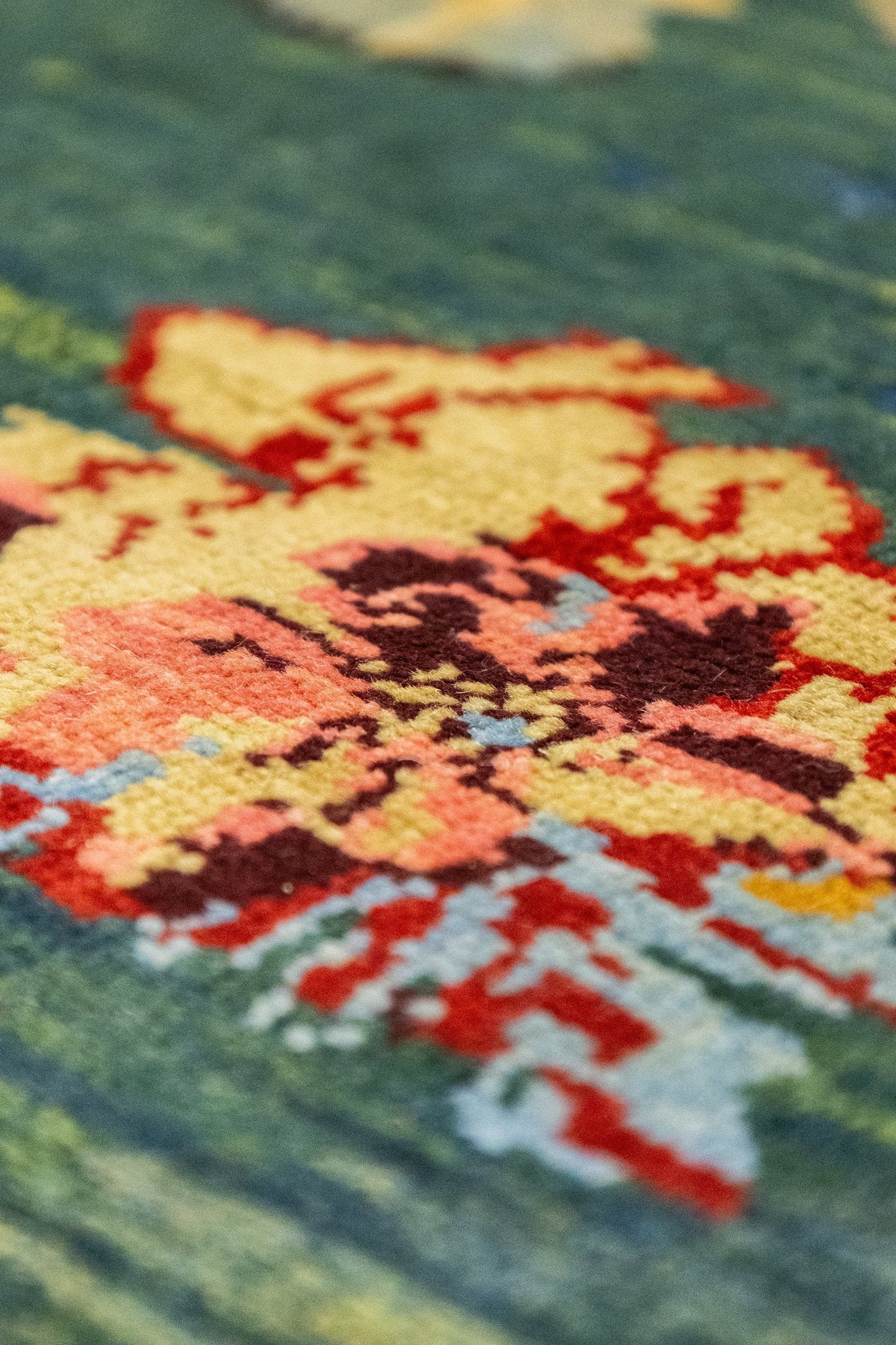 Antique Karabagh Handwoven Contemporary Rug, J87318