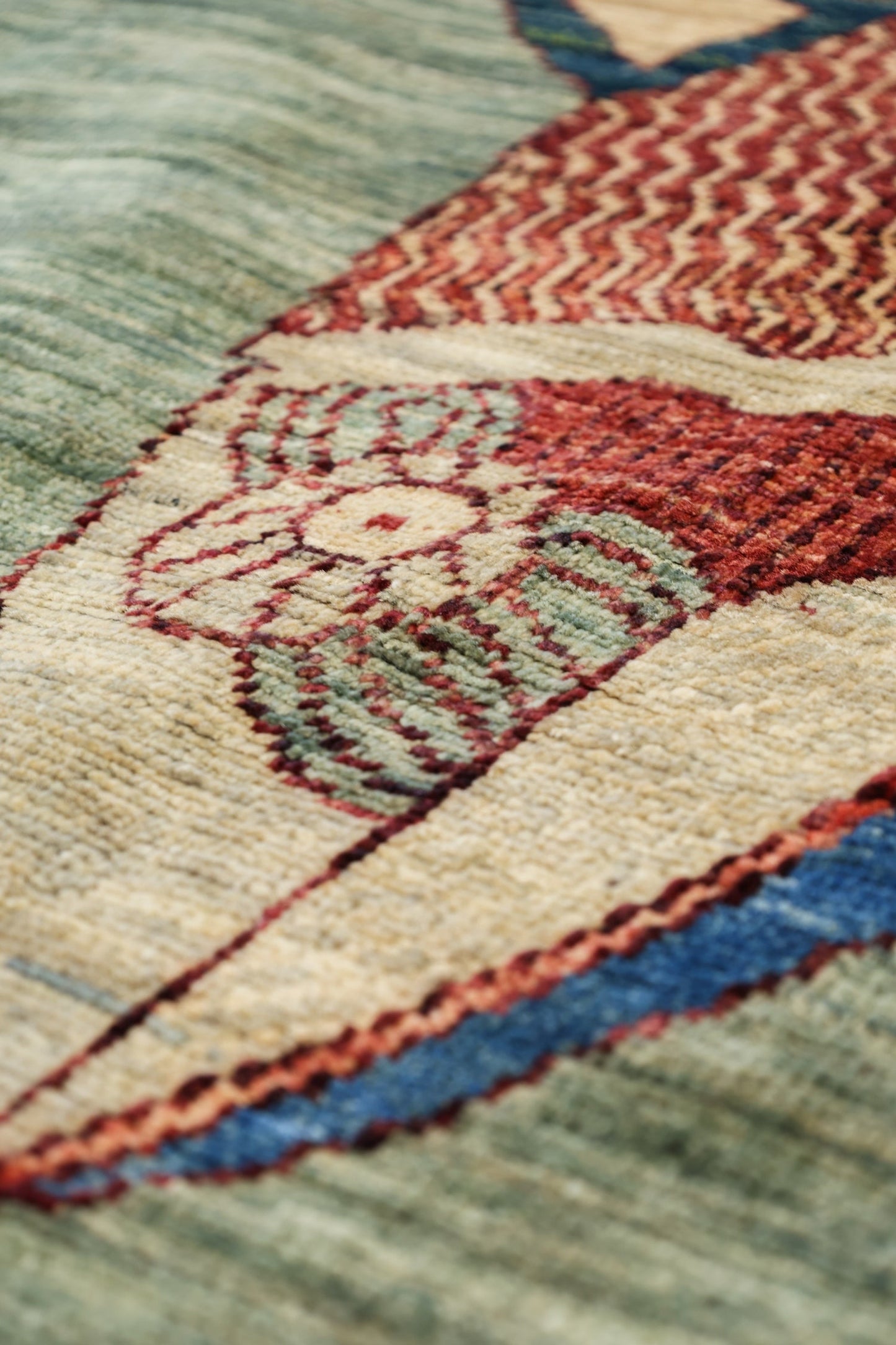 Large Fish Handwoven Contemporary Rug, J80294