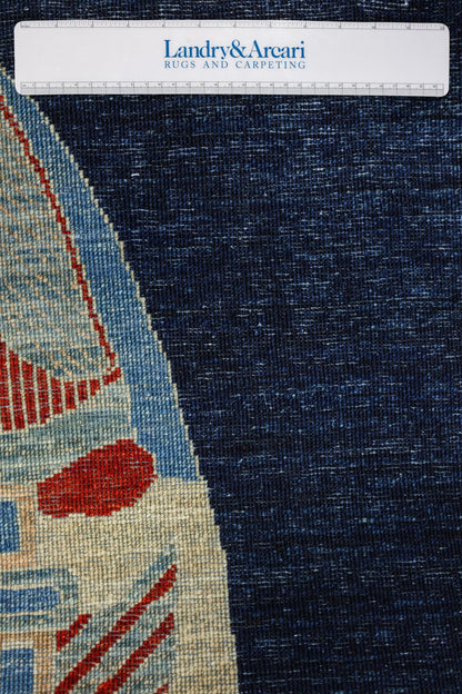 Large Fish Handwoven Contemporary Rug, J80297