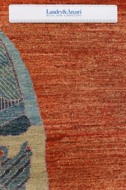 Large Fish Handwoven Contemporary Rug, J80300