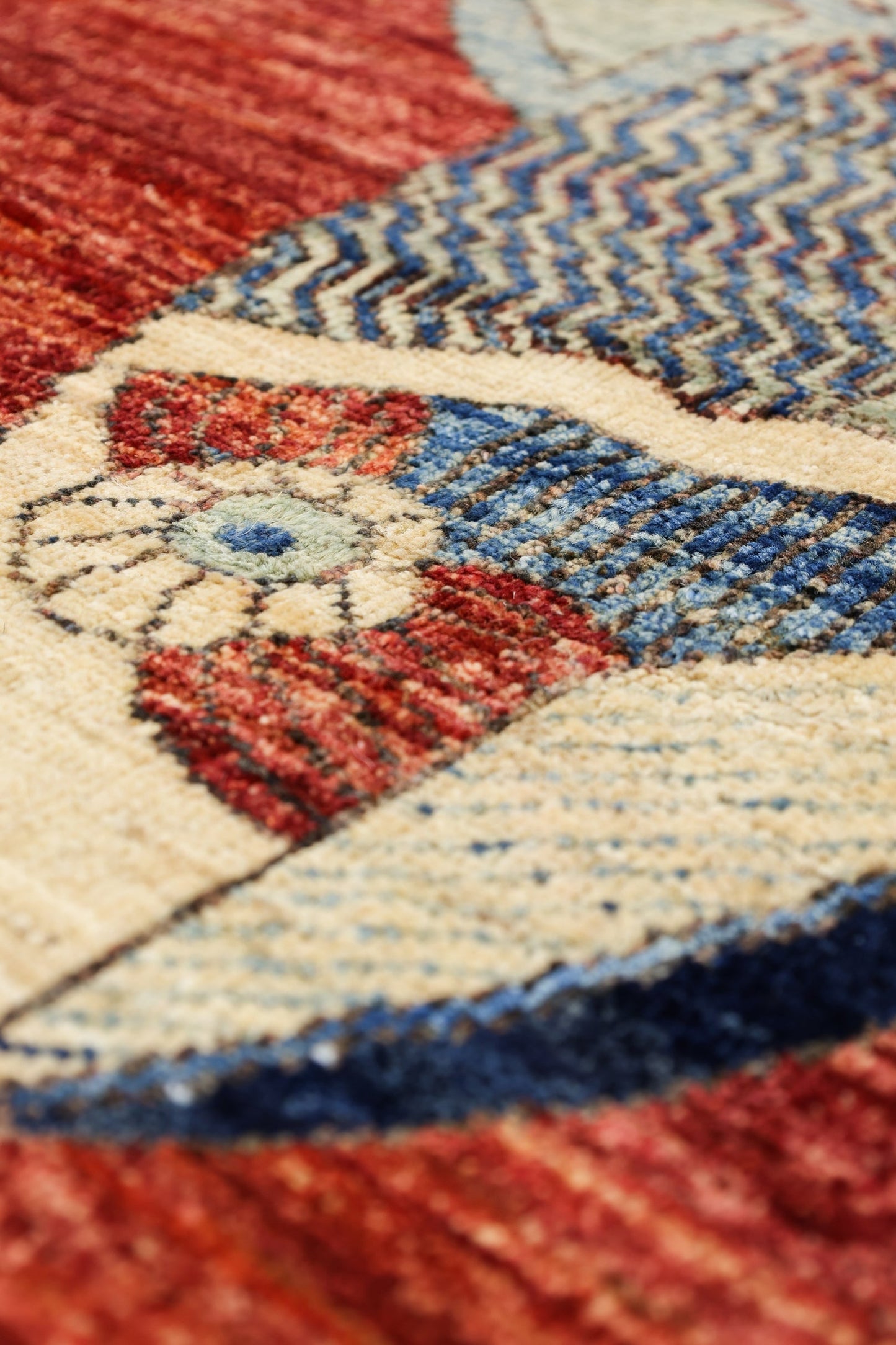 Large Fish Handwoven Contemporary Rug, J80302