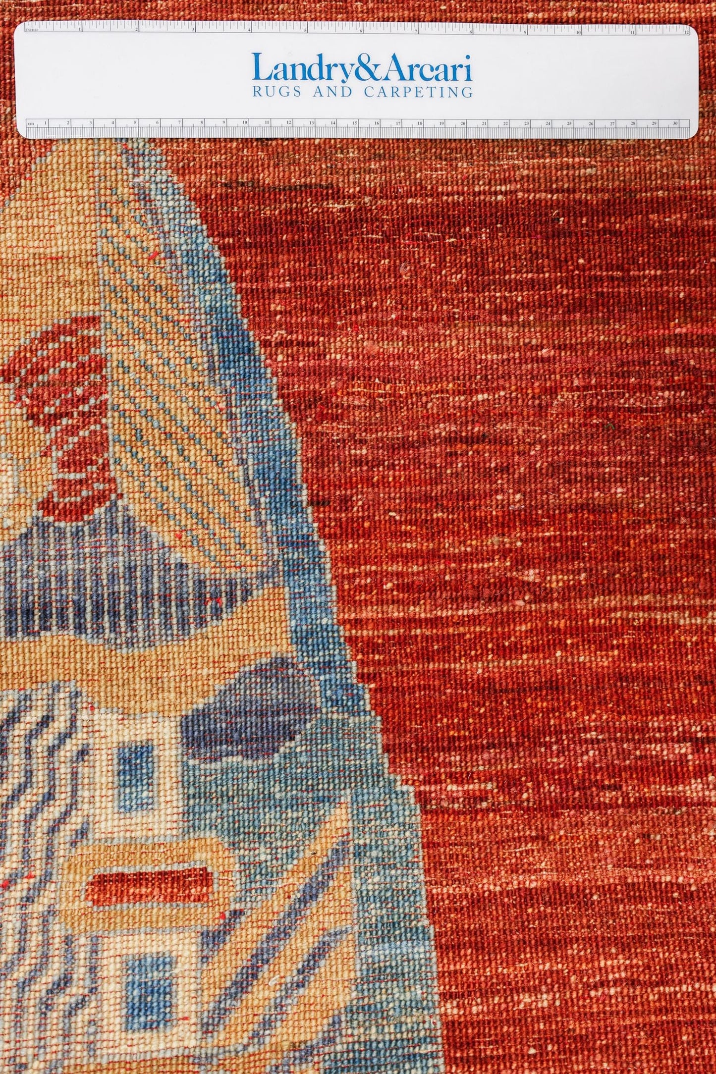 Large Fish Handwoven Contemporary Rug, J80305