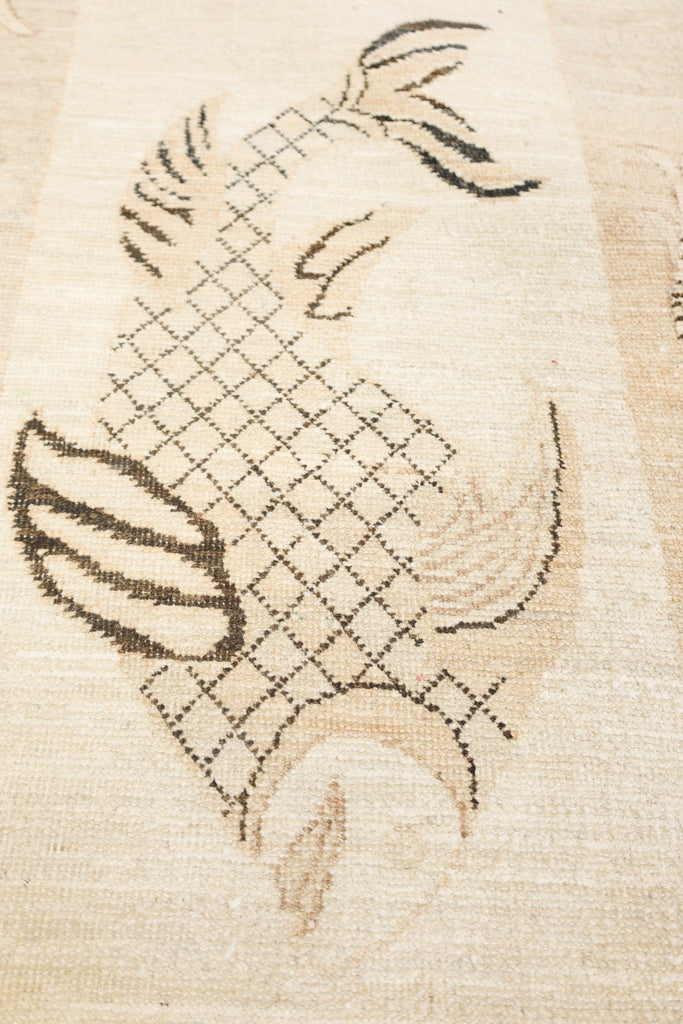 Large Fish Handwoven Contemporary Rug | Landry & Arcari