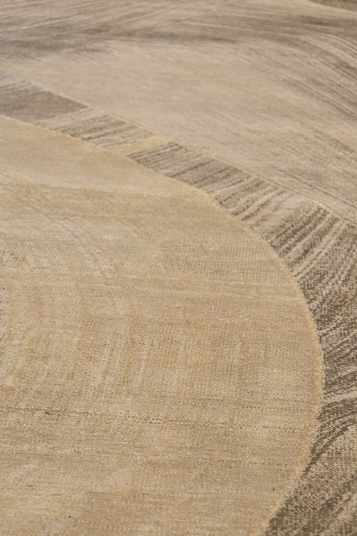 Latte Art Handwoven Contemporary Rug, J89638