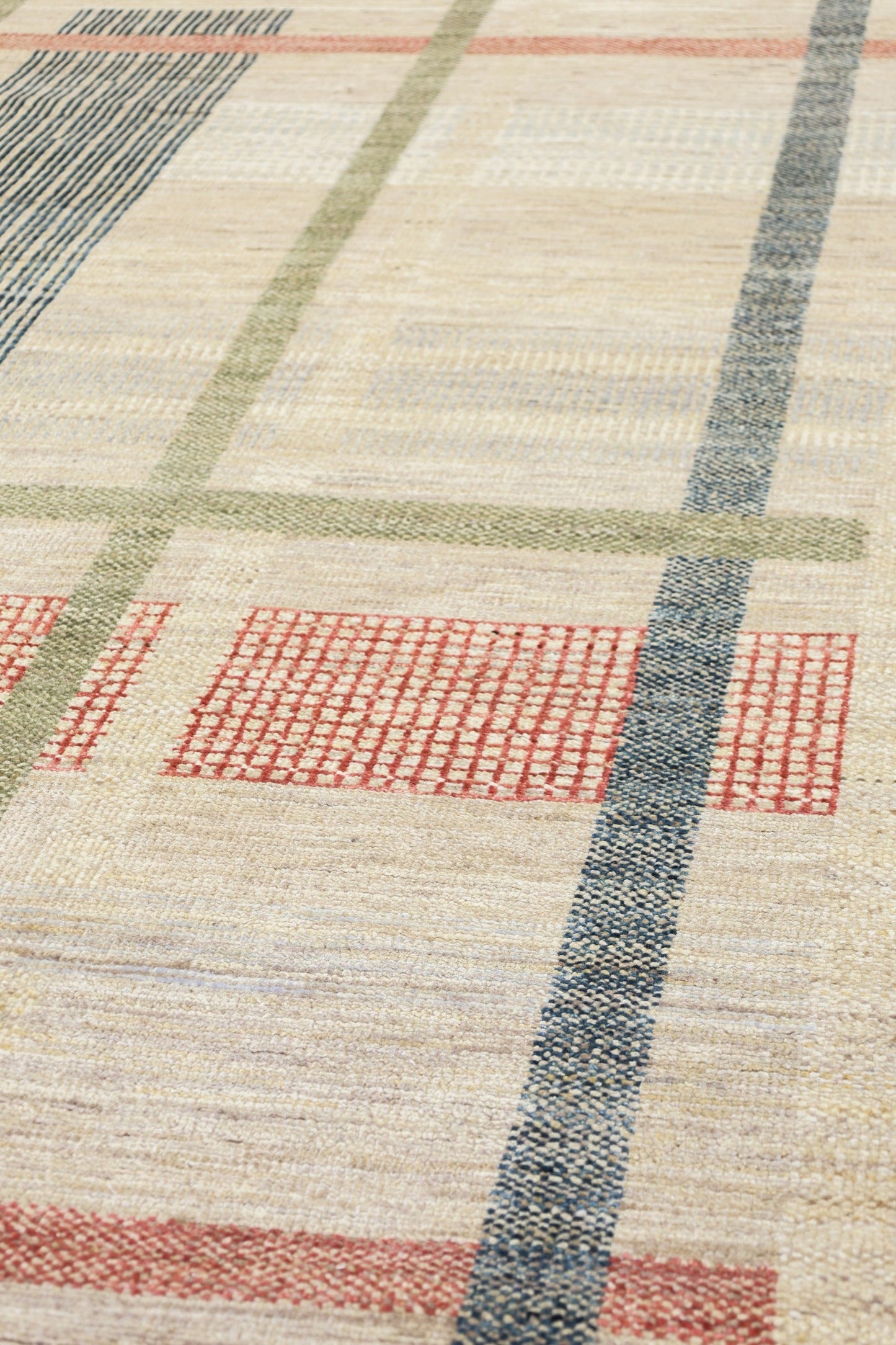 Madras 1360 Handwoven Contemporary Rug, J80007