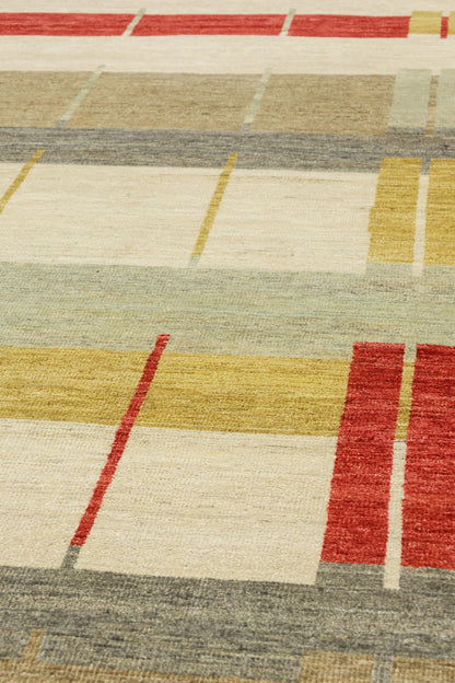 Madras 1362 Handwoven Contemporary Rug, J80626