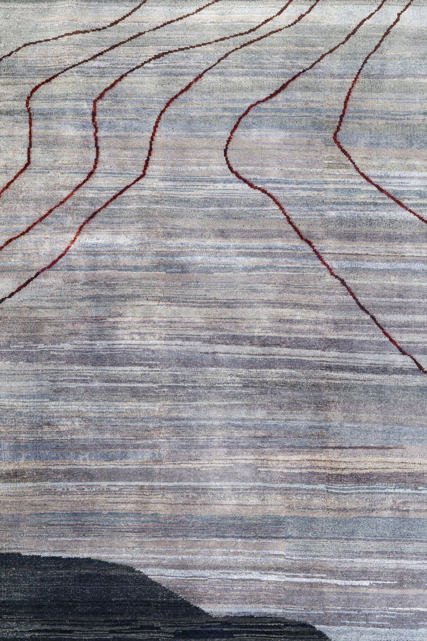 Marsh Handwoven Contemporary Rug, J80567