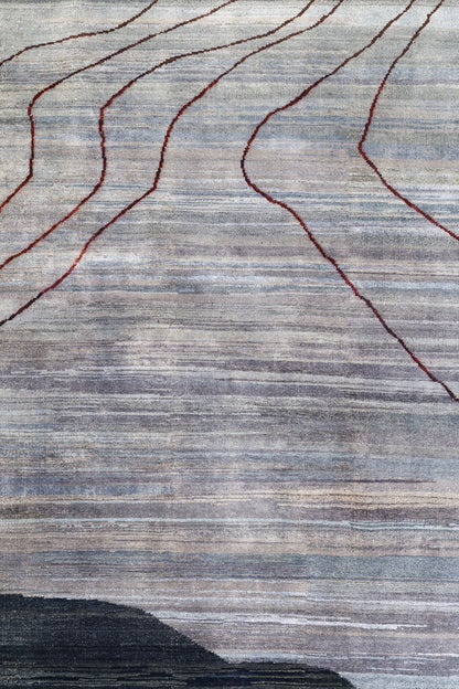 Marsh Handwoven Contemporary Rug, J80567