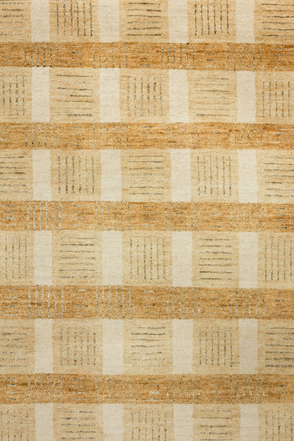 Mid-Century Madras Handwoven Contemporary Rug, J89844