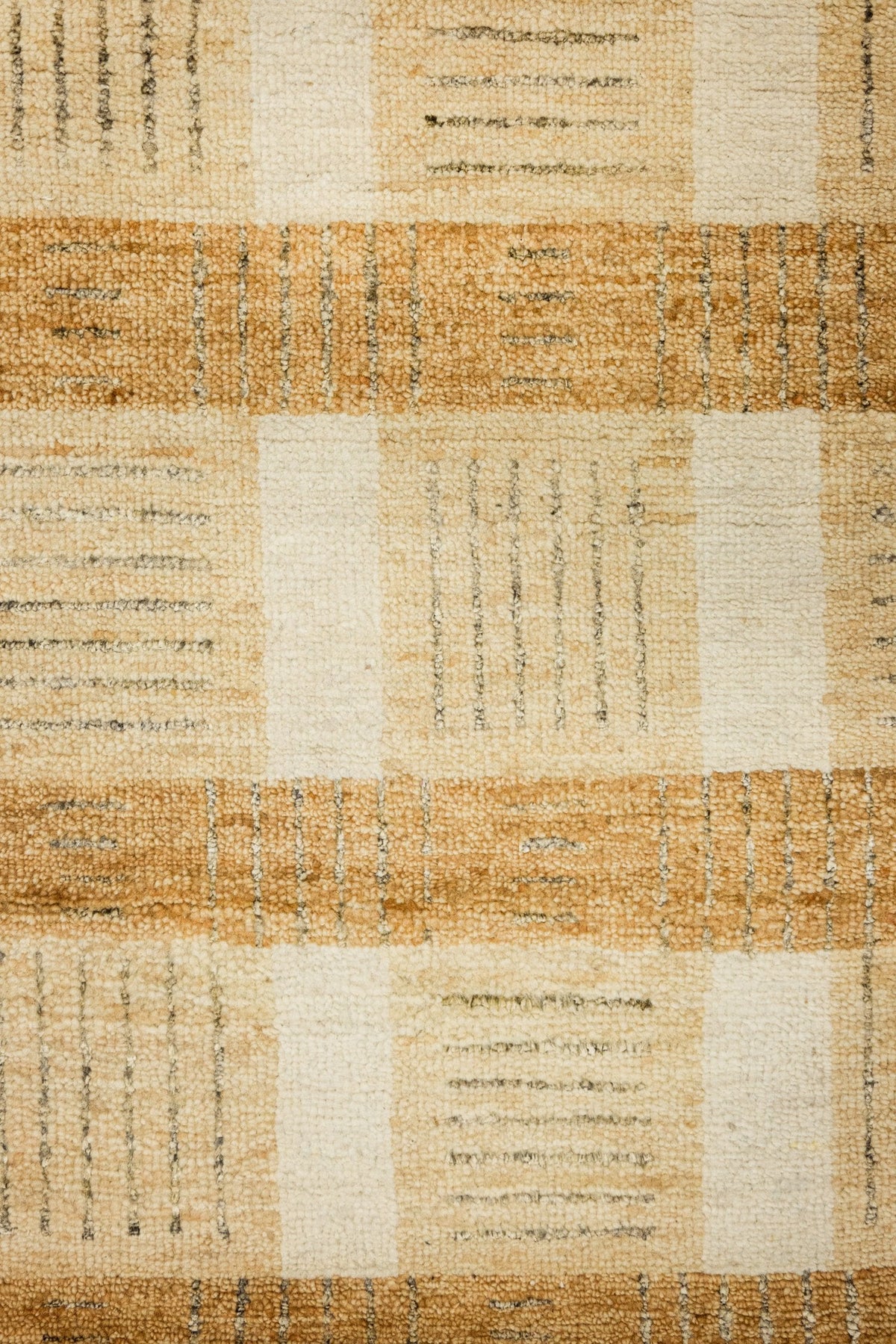Mid-Century Madras Handwoven Contemporary Rug, J89844