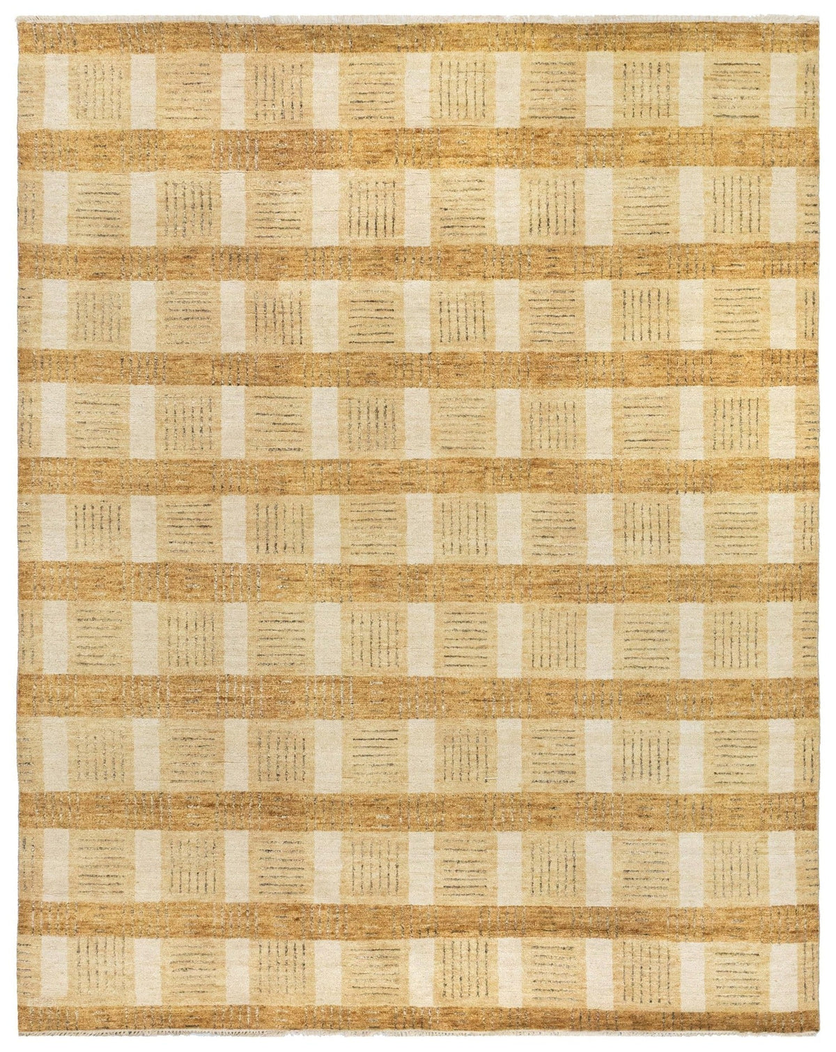Mid-Century Madras Handwoven Contemporary Rug