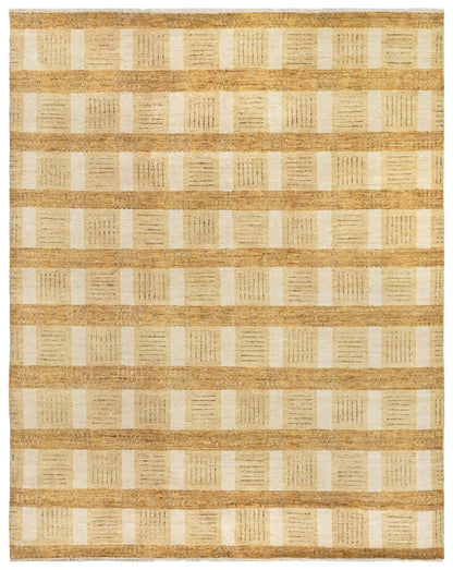 Mid-Century Madras Handwoven Contemporary Rug