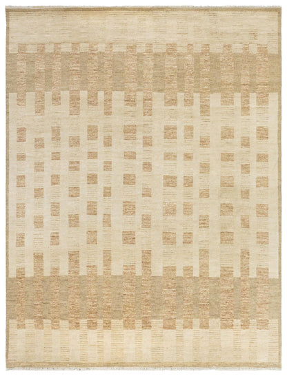 Mid-Century Madras Handwoven Contemporary Rug