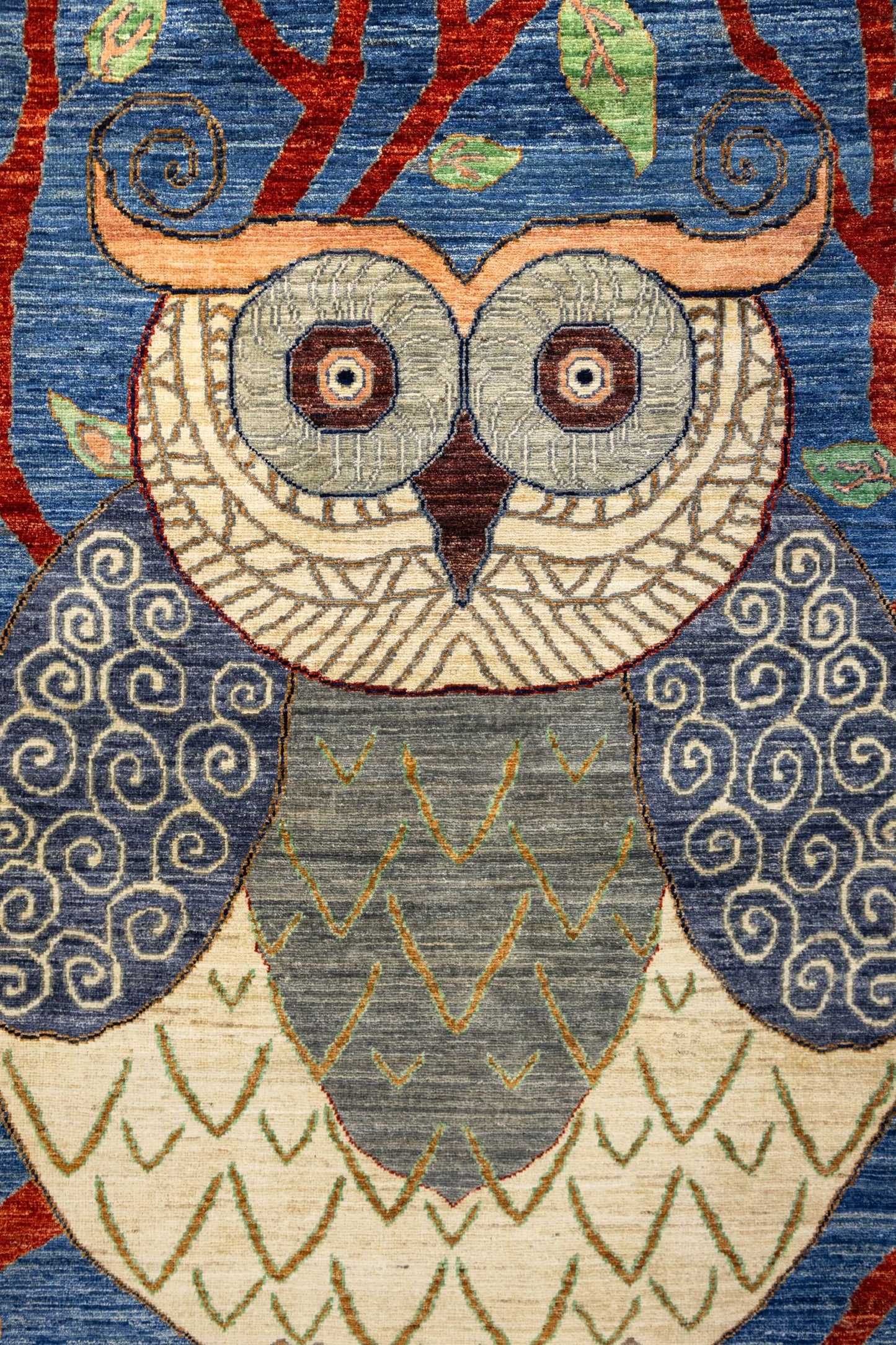 Night Owl Handwoven Contemporary Rug, J86186