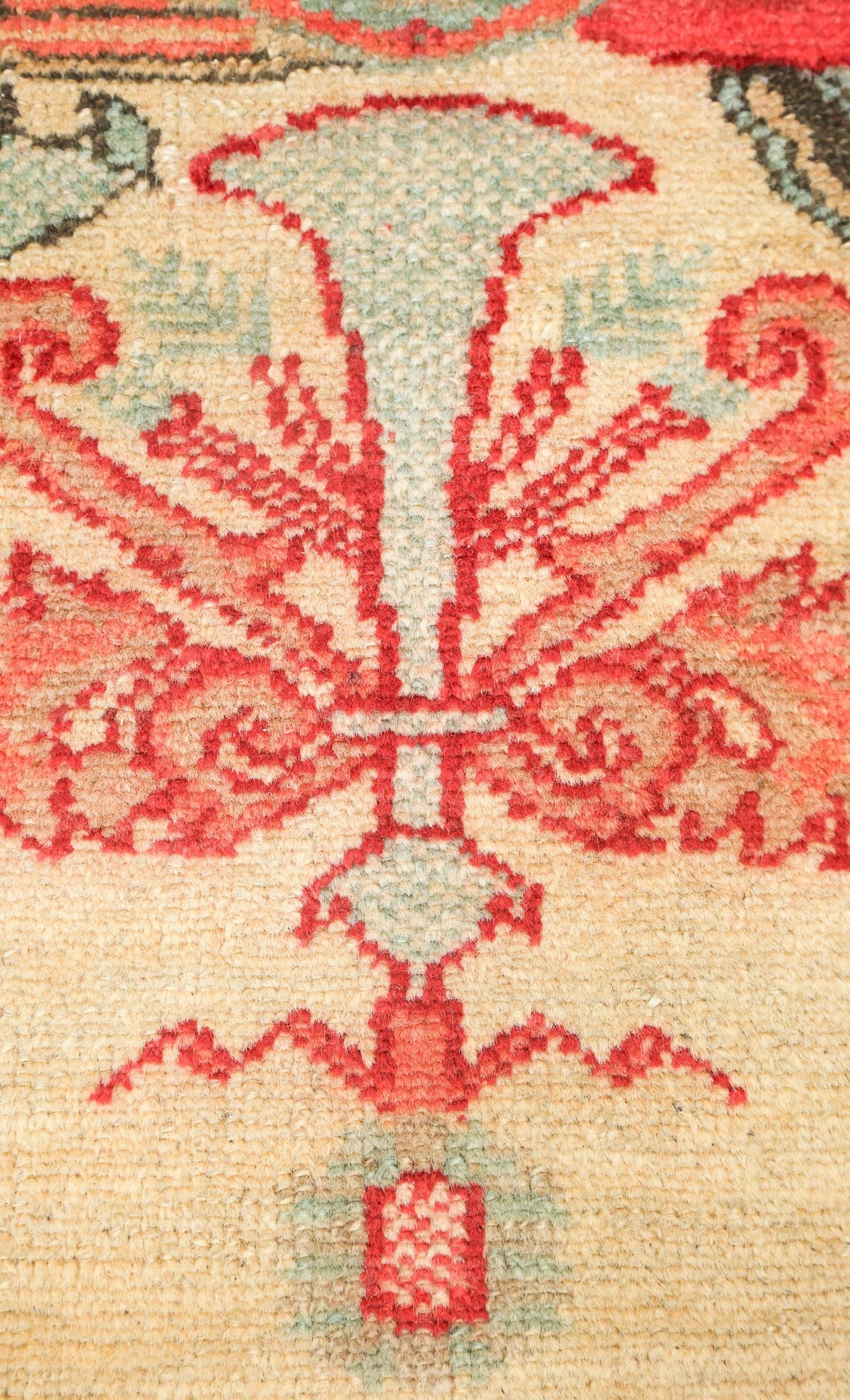 Antique Ottoman Shield Handwoven Contemporary Rug, JF8711