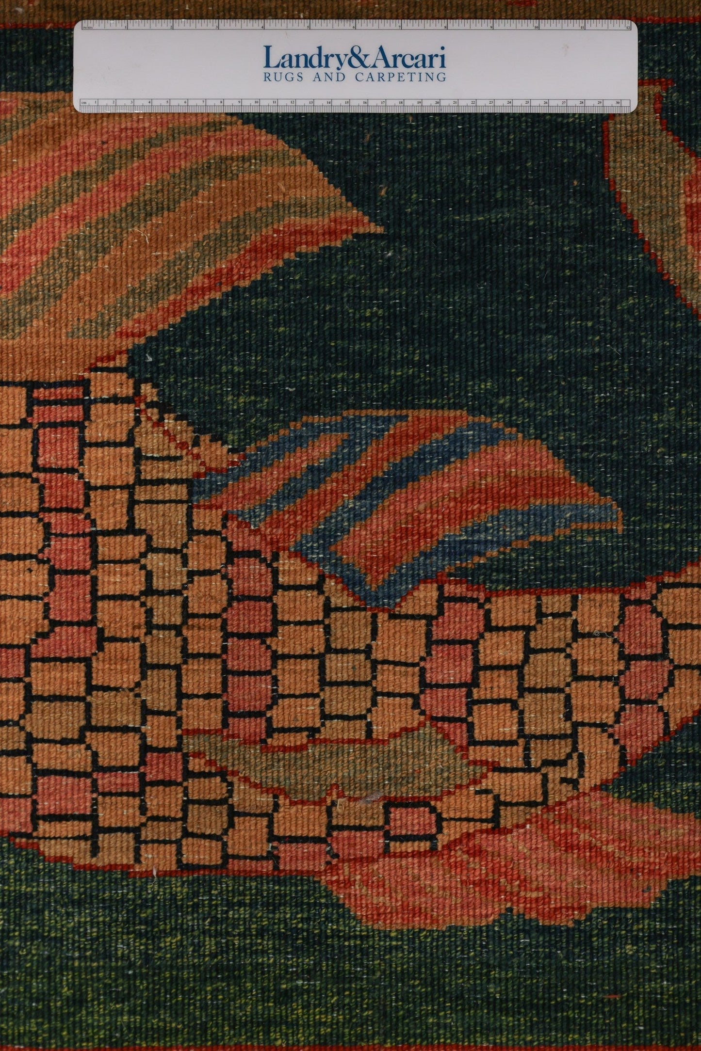 Panel Fish Handwoven Contemporary Rug, 80571