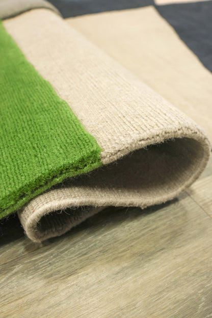 Foundations Collection Patchwork Handwoven Contemporary Rug