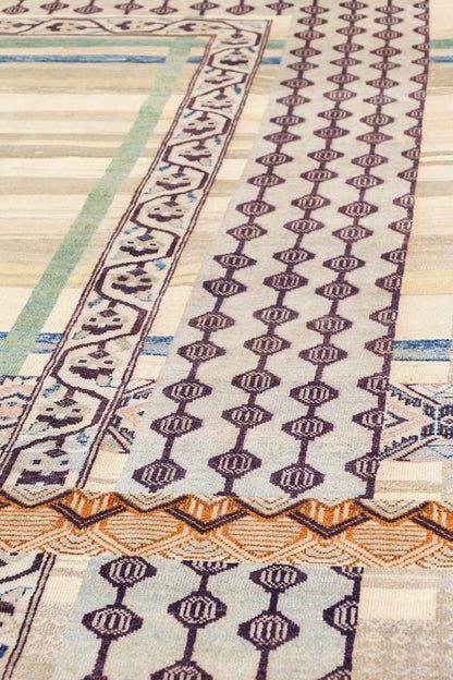 Patchwork Handwoven Contemporary Rug, J80581