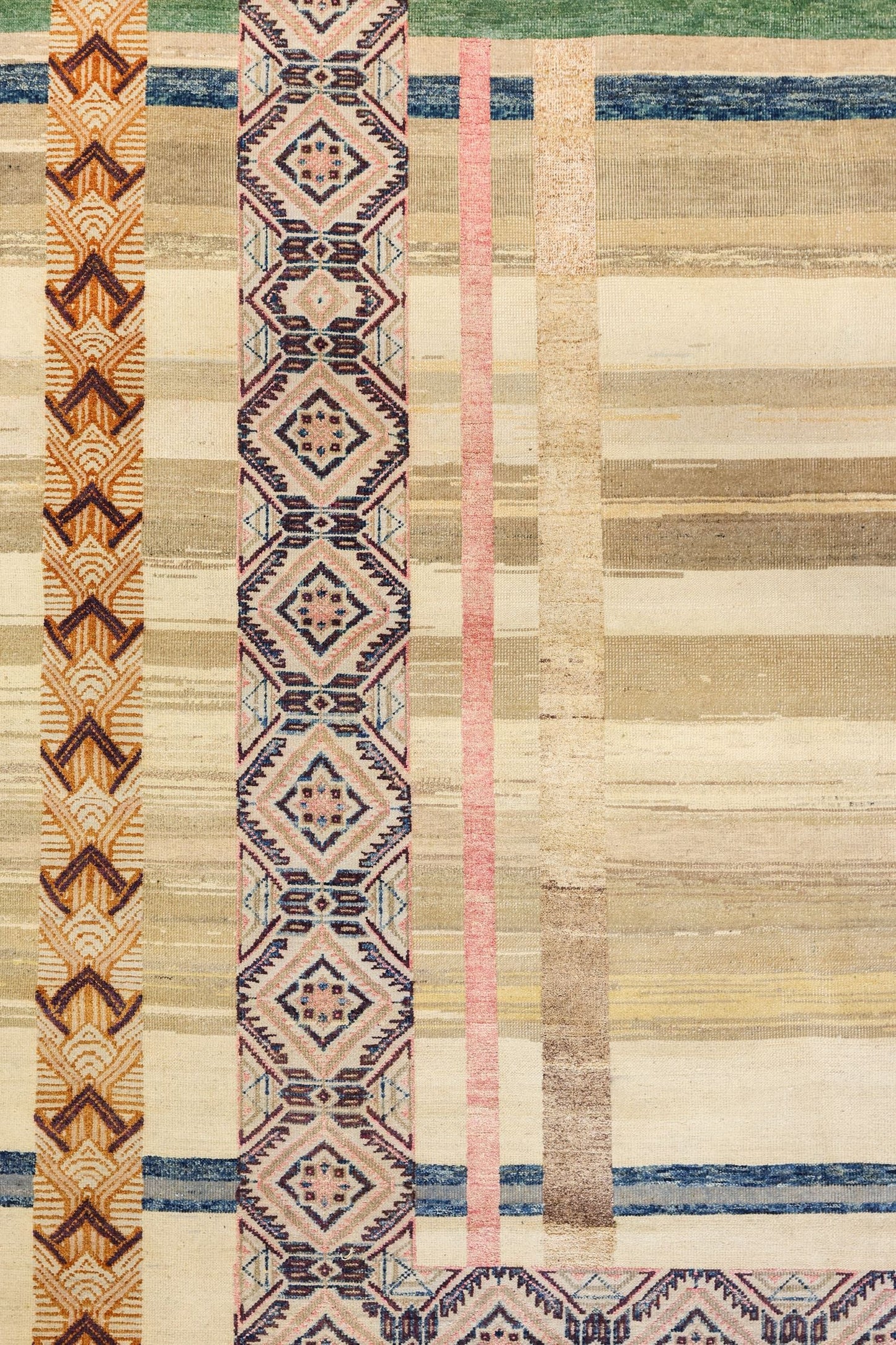 Patchwork Handwoven Contemporary Rug, J80581
