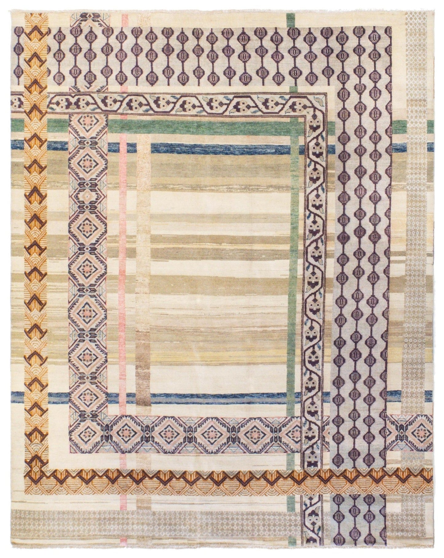 Patchwork Handwoven Contemporary Rug