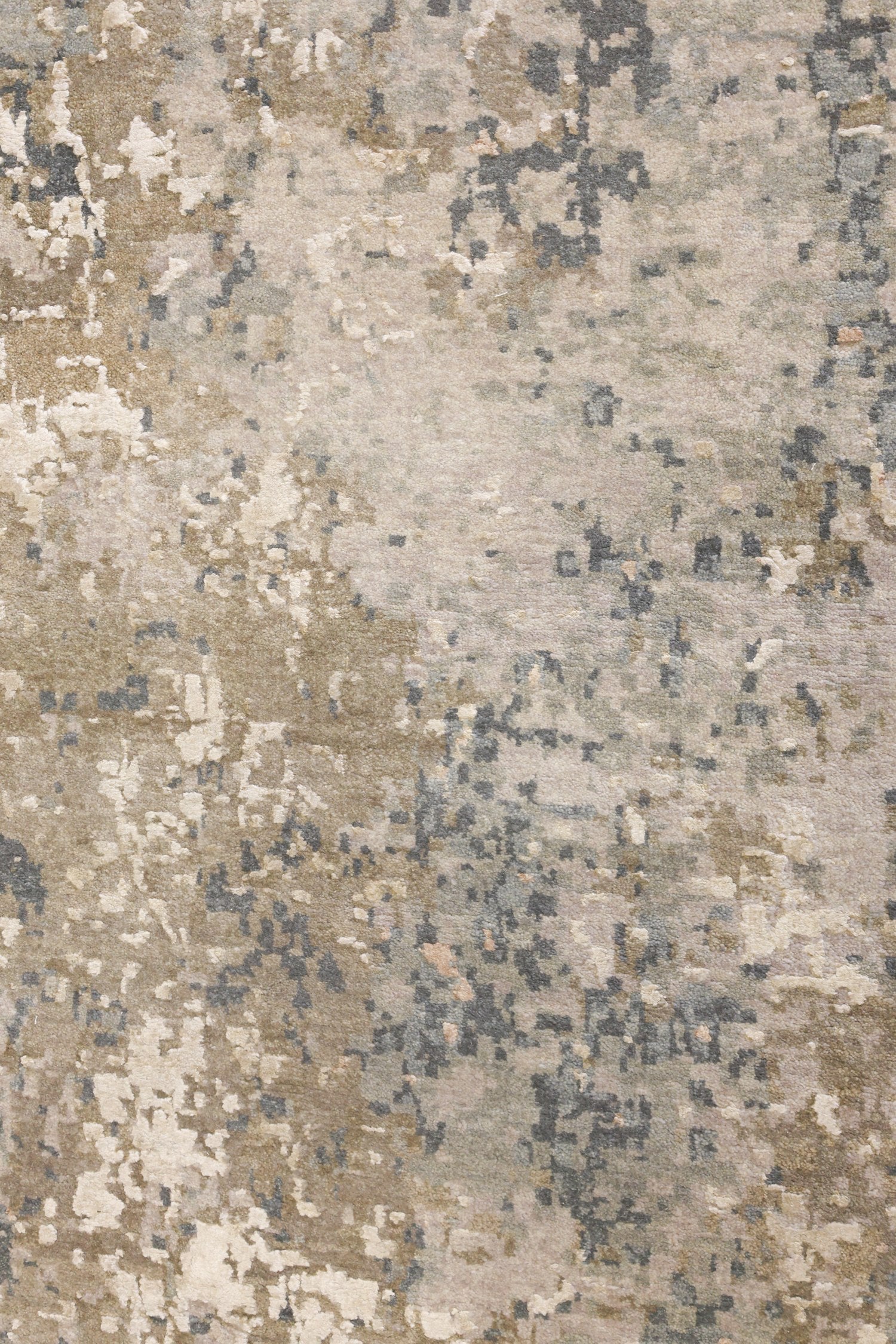 Patinated Look Handwoven Contemporary Rug, J73671