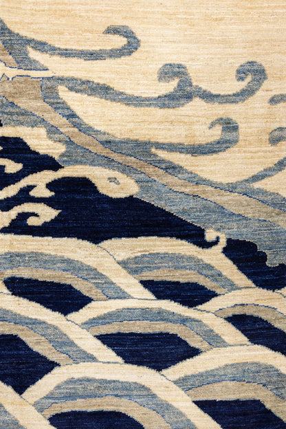 Peking Dragon Handwoven Contemporary Rug, J86202