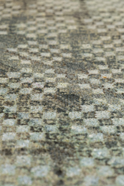 Petite Broach Handwoven Contemporary Rug, J80588