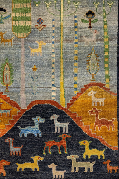 Pictorial Bakshaish Handwoven Contemporary Rug, J89697