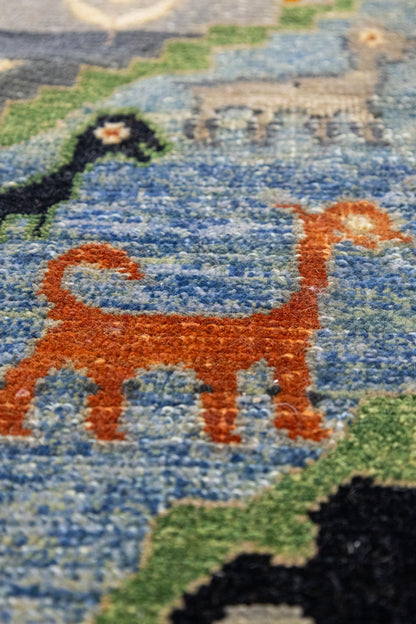 Pictorial Bakshaish Handwoven Contemporary Rug, J89699