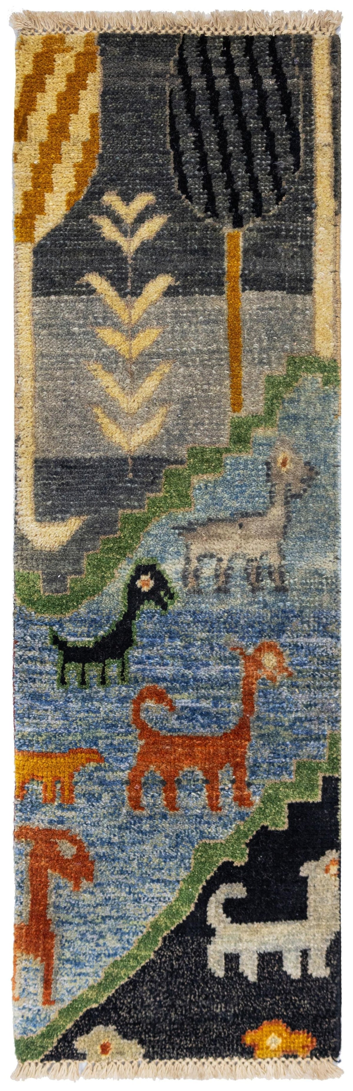 Pictorial Bakshaish Handwoven Contemporary Rug