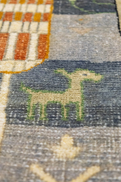 Pictorial Bakshaish Handwoven Contemporary Rug, J89700