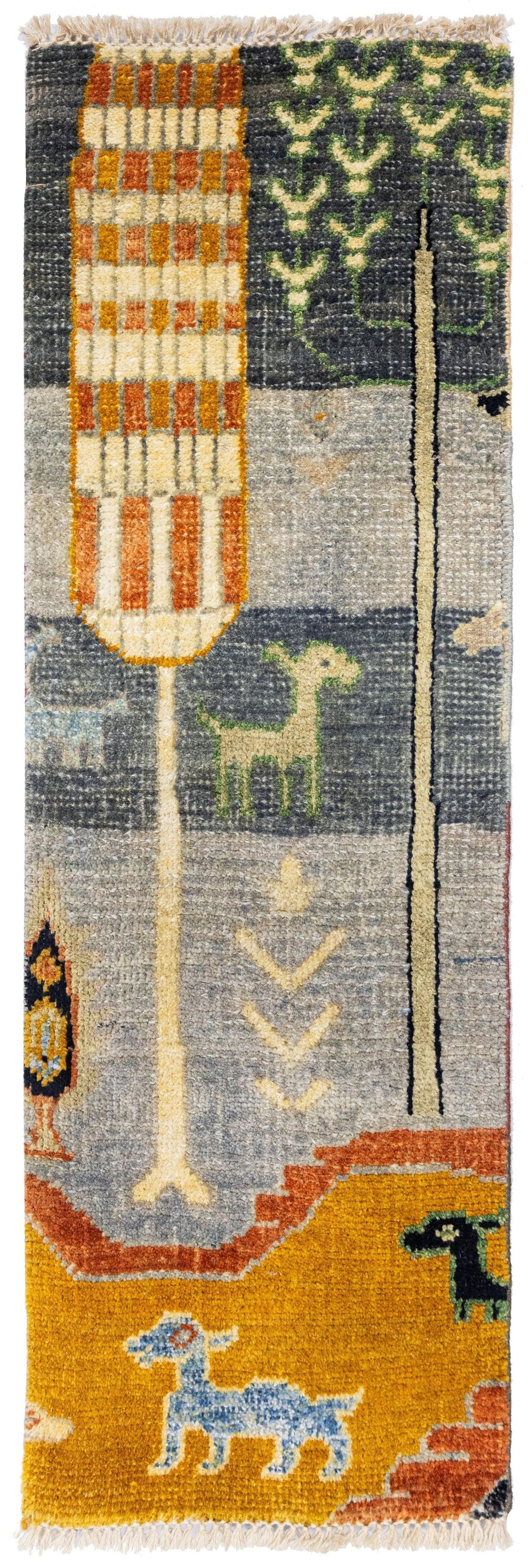 Pictorial Bakshaish Handwoven Contemporary Rug