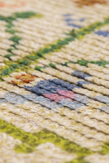 Vintage Pile Scandinavian Handwoven Contemporary Rug, J87329