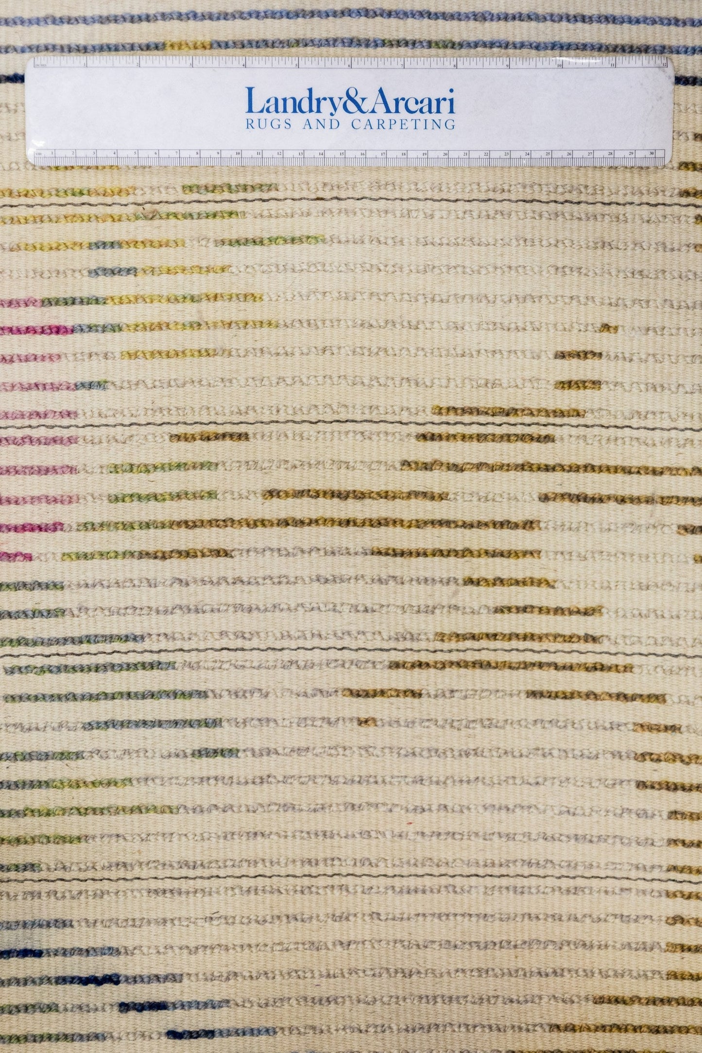 Vintage Pile Scandinavian Handwoven Contemporary Rug, J87330