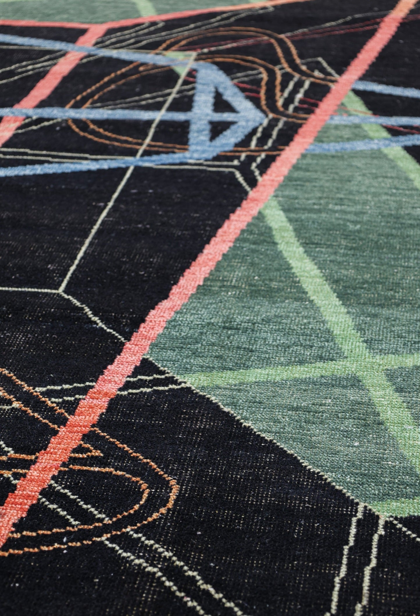 Prisms Handwoven Contemporary Rug, J79979