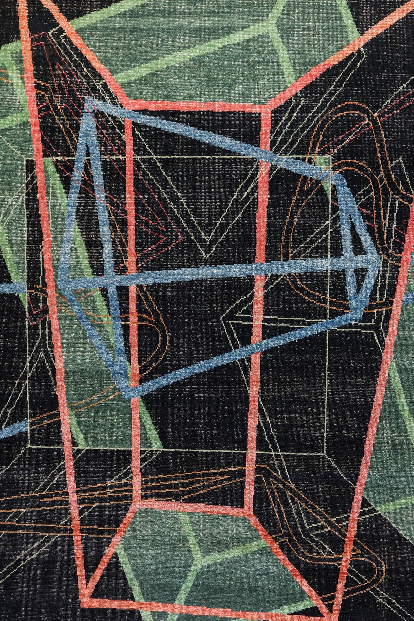 Prisms Handwoven Contemporary Rug, J79979