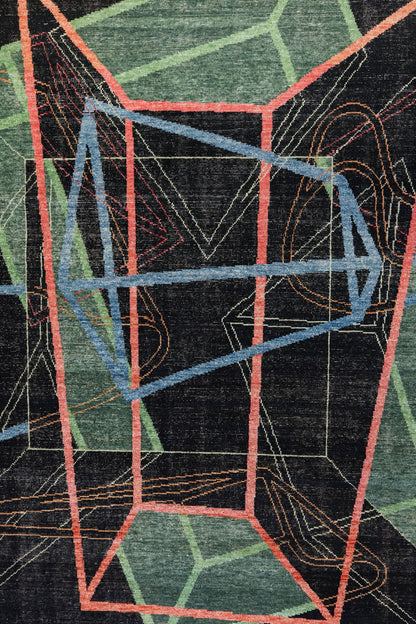 Prisms Handwoven Contemporary Rug, J79979