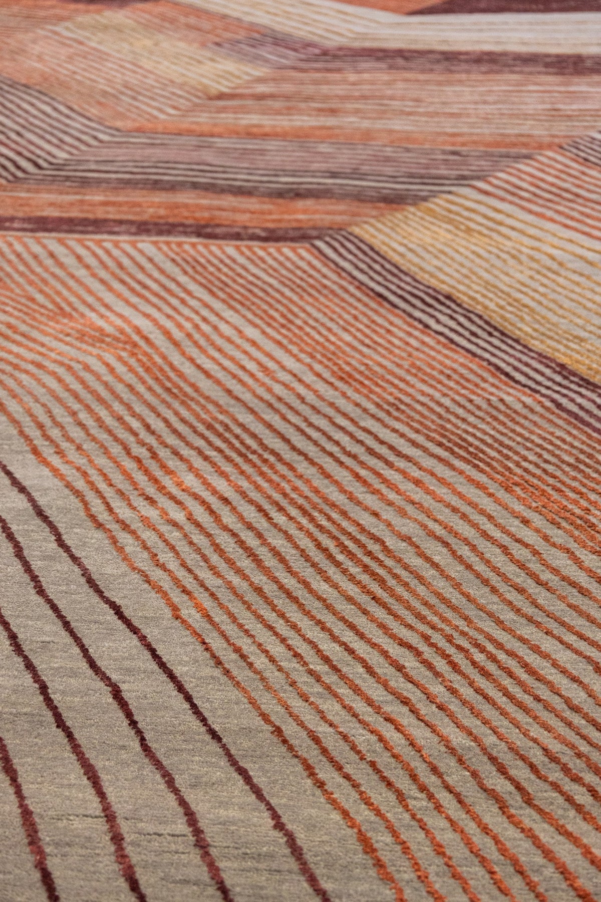 Retro Handwoven Contemporary Rug, J89640