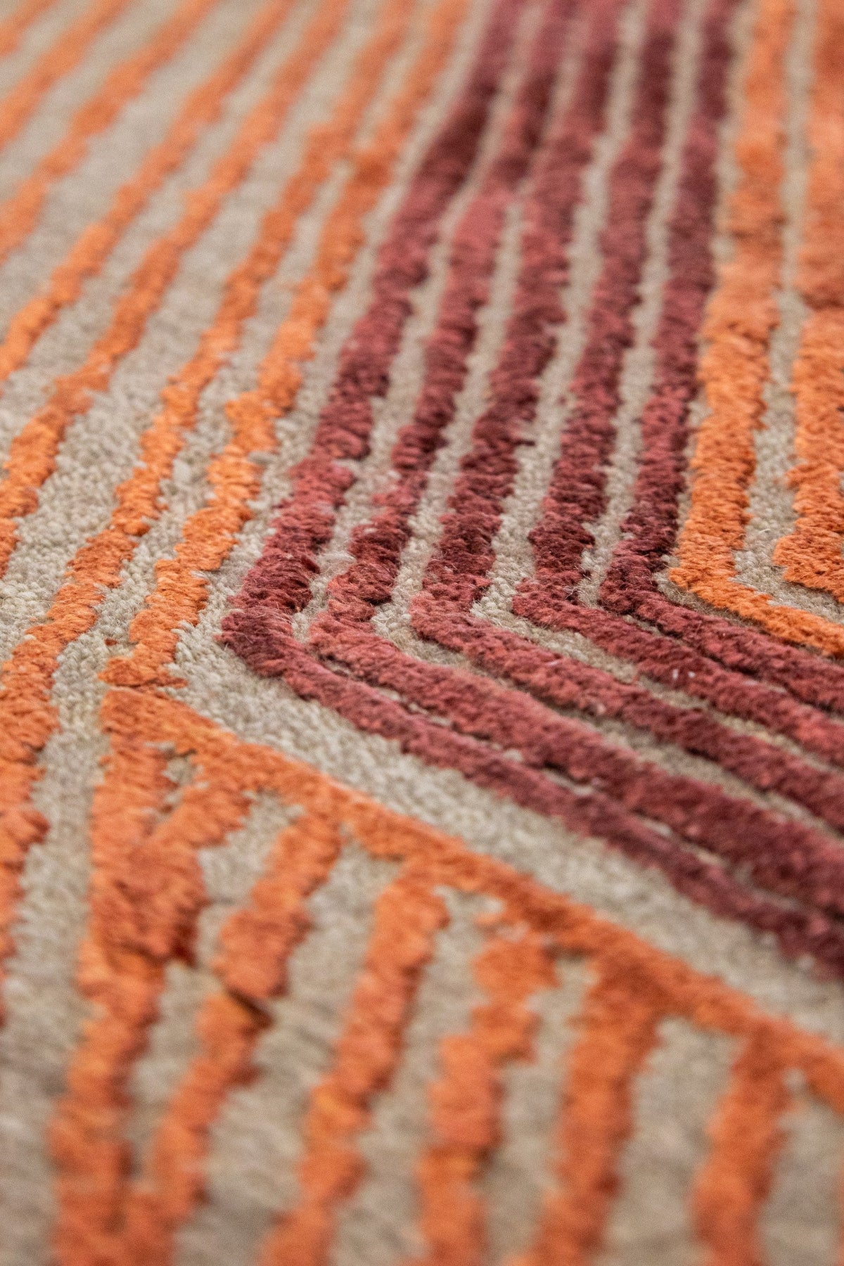 Retro Handwoven Contemporary Rug, J89640