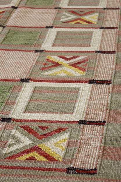 Scandinavian Handwoven Contemporary Rug, J80282