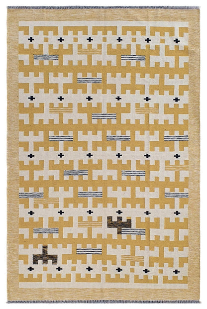 Scandinavian Handwoven Contemporary Rug