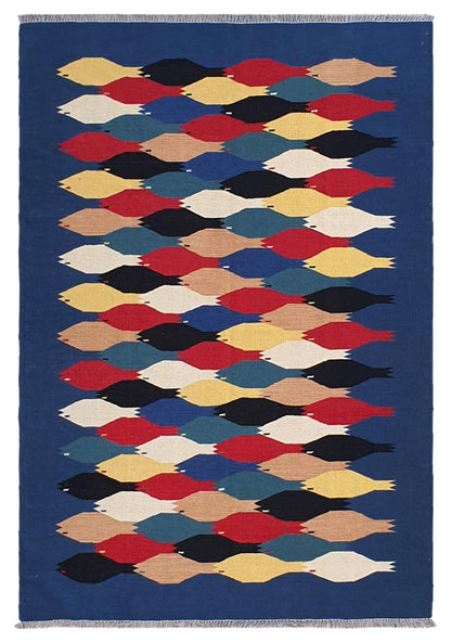 Scandinavian Handwoven Contemporary Rug