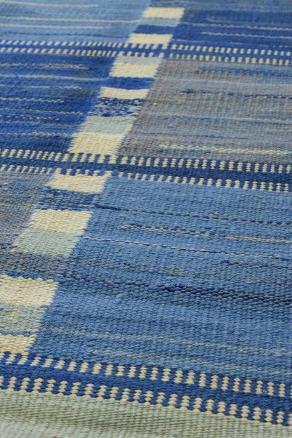 Scandinavian Handwoven Contemporary Rug, J80962