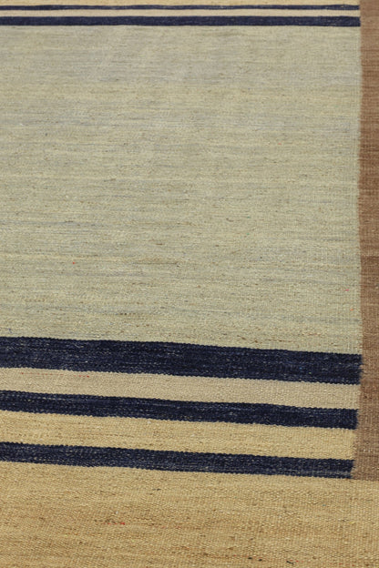 Scandinavian Handwoven Contemporary Rug, J80966