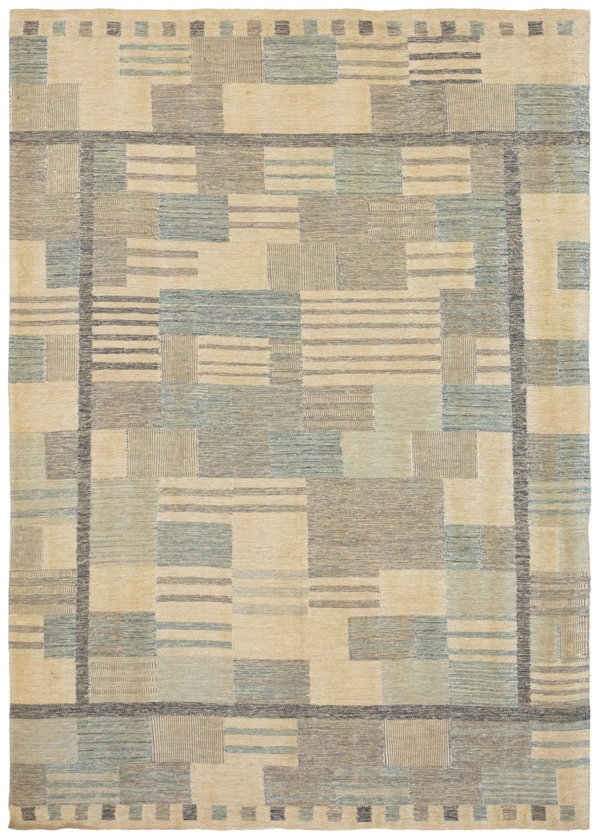 Scandinavian Handwoven Contemporary Rug