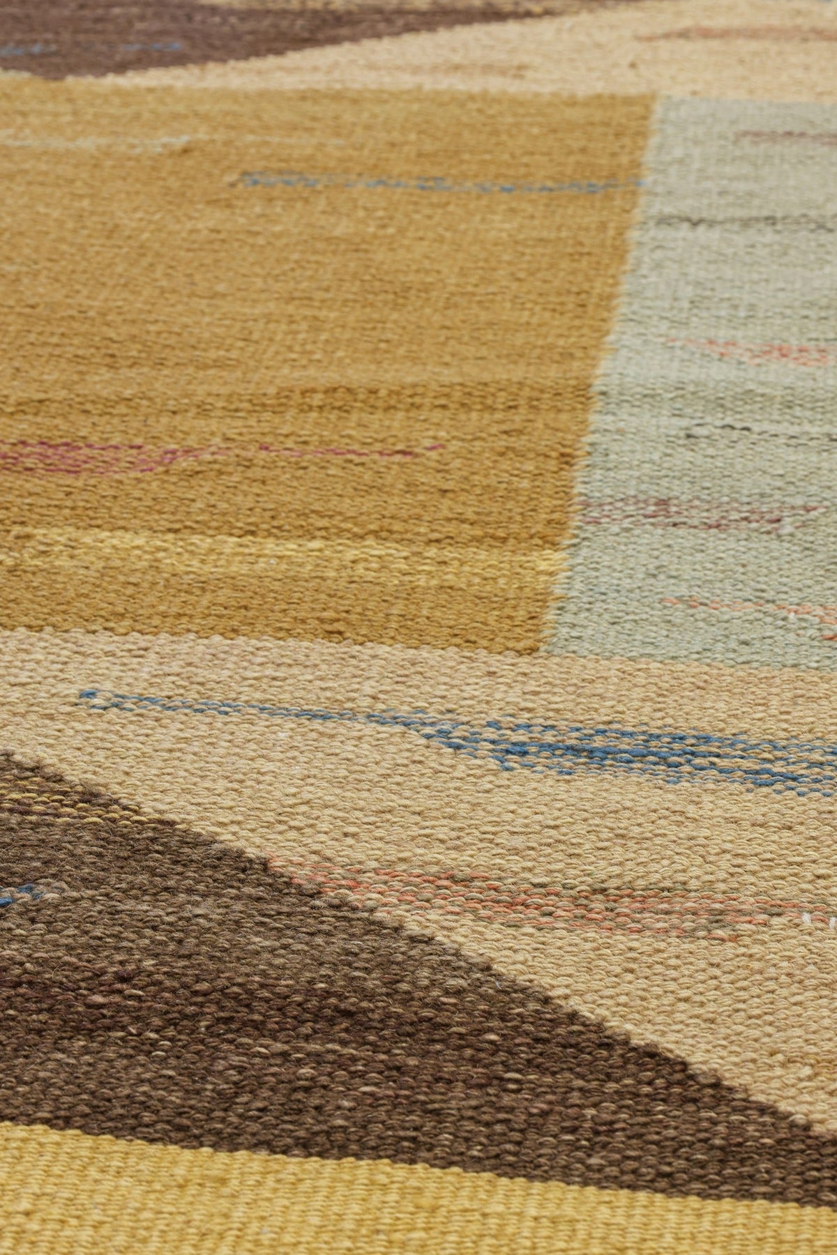 Scandinavian Handwoven Contemporary Rug, J80972