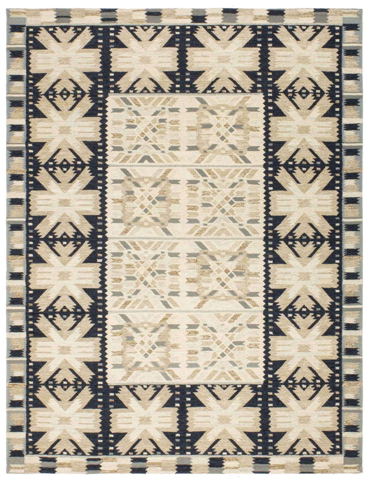 Scandinavian Handwoven Contemporary Rug