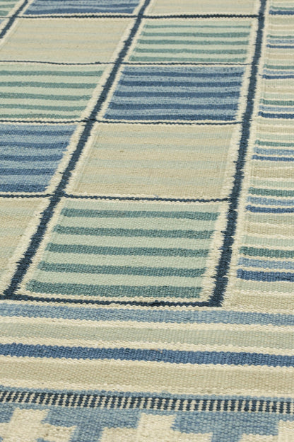 Scandinavian Handwoven Contemporary Rug, J81285