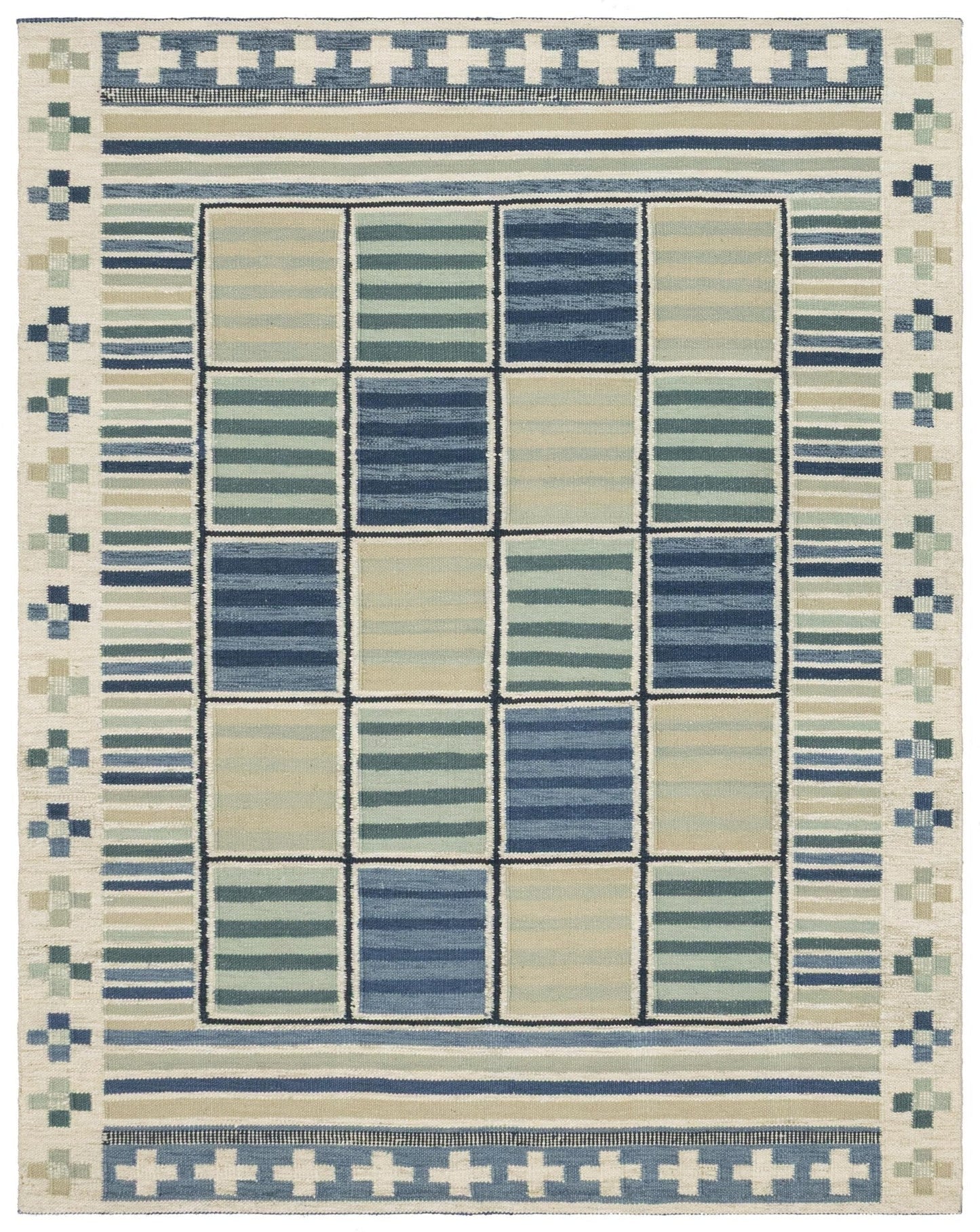 Scandinavian Handwoven Contemporary Rug
